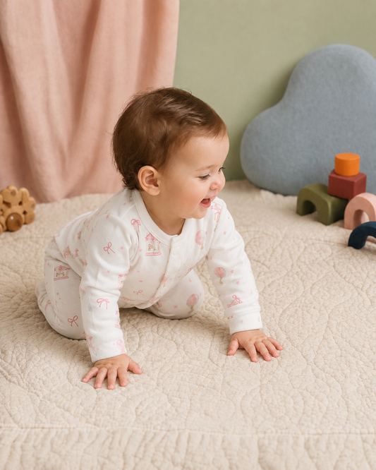 Bamboo Carousel Pyjama Sleepsuit