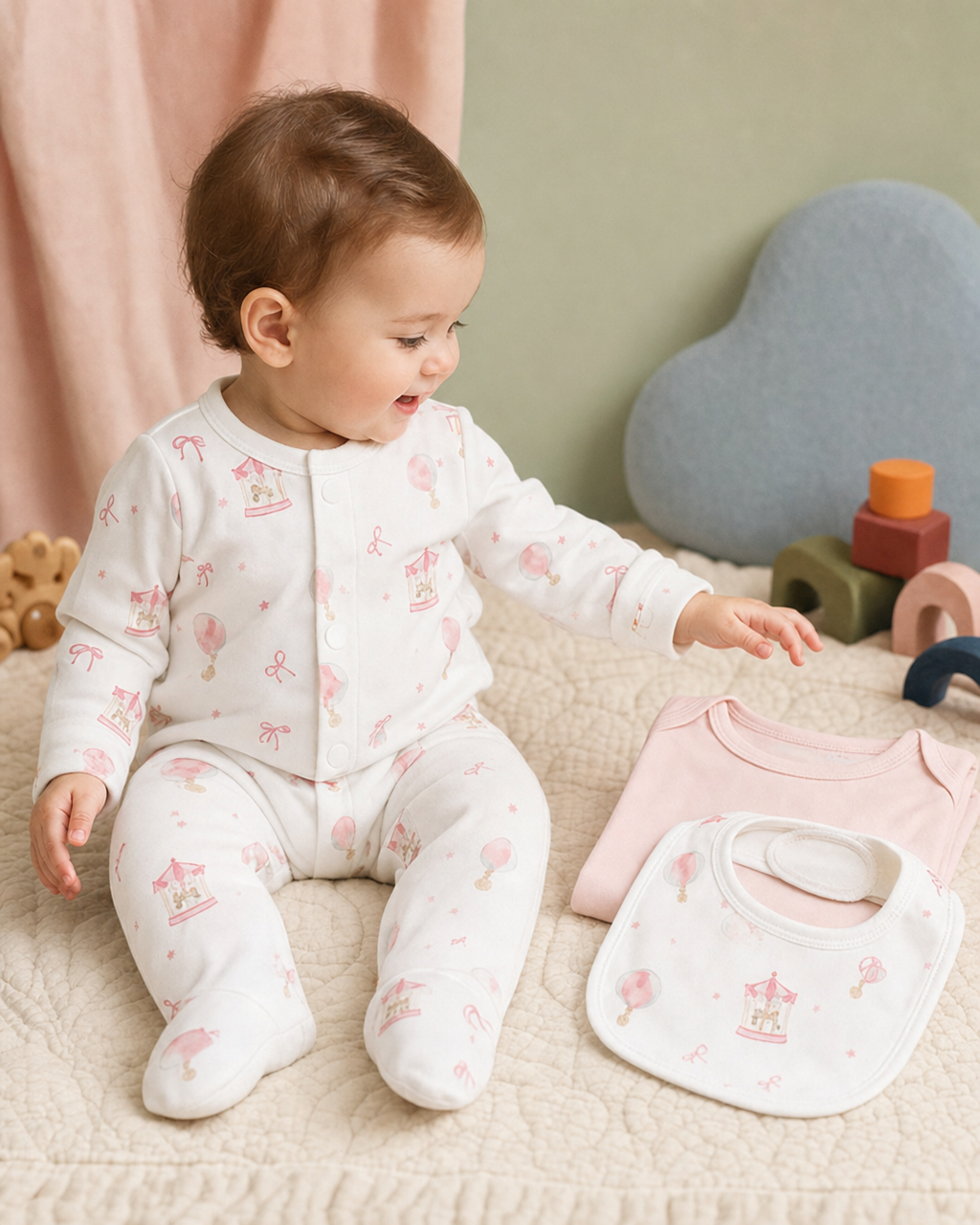 Bamboo Carousel Pyjama Set