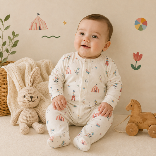 Bamboo Circus Pyjama Sleepsuit