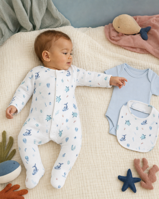 Bamboo Ocean Pyjama Set