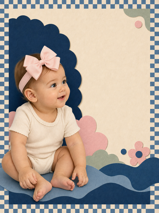 Miniloo pink hair band - 2 pcs